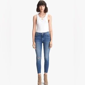 Mother The‎ Looker Ankle Fray Jean
